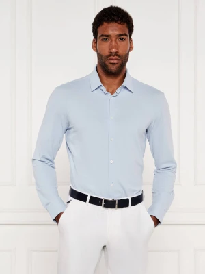 BOSS BLACK Koszula P-HANK-s-kent-C1-222 | Slim Fit błękitny