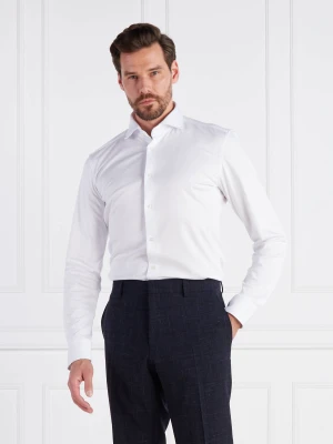 BOSS BLACK Koszula P-HANK-spread-C1-222 | Slim Fit biały