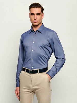 BOSS BLACK Koszula P-ROAN-K-F-261 | Slim Fit granatowy