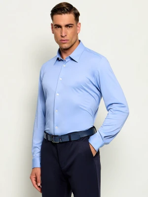 BOSS BLACK Koszula P-Roan-K-F-263 | Slim Fit błękitny