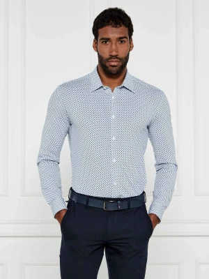 BOSS BLACK Koszula P-ROAN-kent-C1-233 | Slim Fit błękitny