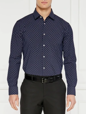 BOSS BLACK Koszula | Slim Fit granatowy
