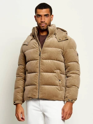 BOSS BLACK Kurtka C-Claudion | Regular Fit | sztruks beżowy