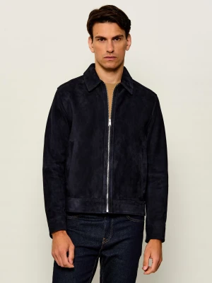BOSS BLACK Kurtka H-Malbano7 | Regular Fit | zamsz granatowy