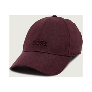BOSS BLACK Lniana bejsbolówka Ari-LN