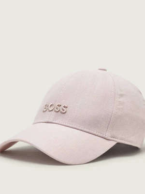 BOSS BLACK Lniana bejsbolówka Ari-LN
