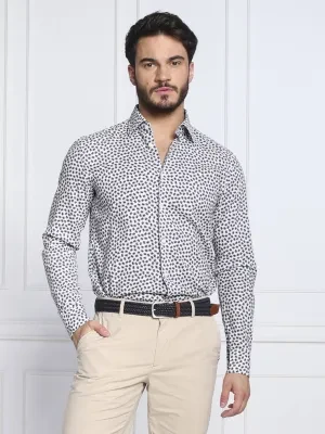 BOSS BLACK Lniana koszula C-HAL-kent-C1-223 | Regular Fit