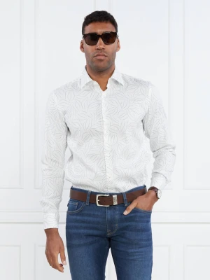 BOSS BLACK Lniana Koszula C-HAL-kent-C1-223 | Regular Fit