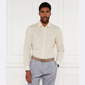 BOSS BLACK Lniana koszula C-HAL-kent-C3-223 | Casual fit