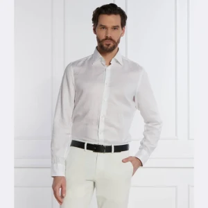 BOSS BLACK Lniana koszula C-HAL-kent-C3-223 | Casual fit