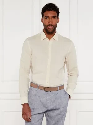 BOSS BLACK Lniana koszula C-HAL-kent-C3-223 | Casual fit