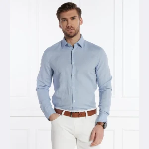 BOSS BLACK Lniana koszula C-HAL-kent-C4-232 | Casual fit