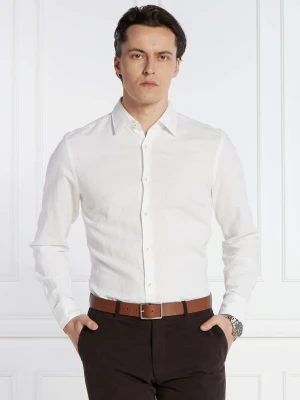 BOSS BLACK Lniana koszula C-HAL-kent-C4-232 | Casual fit