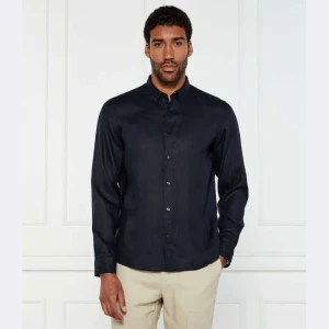 BOSS BLACK Lniana koszula C-LIAM-S-BD-C1-243 | Regular Fit