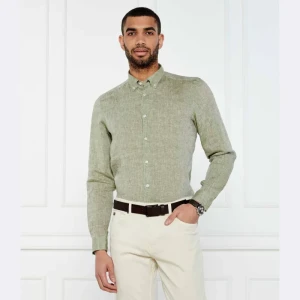 BOSS BLACK Lniana koszula C-LIAM-S-BD-C1-243 | Regular Fit