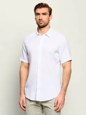 BOSS BLACK Lniana koszula C-ROAN-K-SH-262 | Slim Fit | stretch