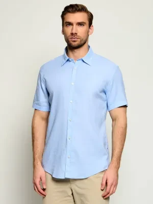 BOSS BLACK Lniana koszula C-ROAN-K-SH-262 | Slim Fit | stretch