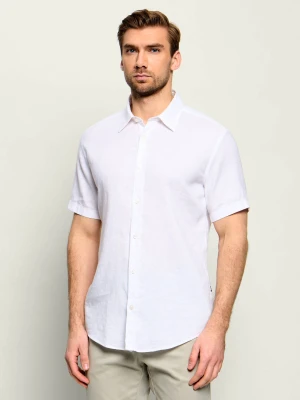 BOSS BLACK Lniana koszula C-ROAN-K-SH-262 | Slim Fit | stretch