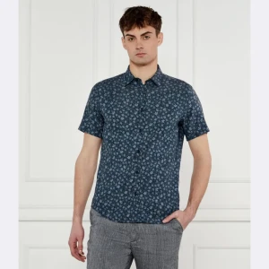 BOSS BLACK Lniana koszula C-ROAN-ken-SH-C1-251 | Slim Fit | stretch