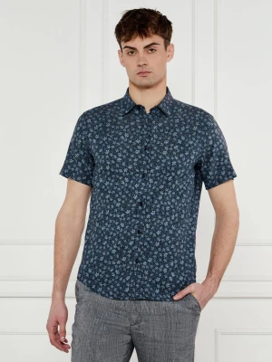 BOSS BLACK Lniana koszula C-ROAN-ken-SH-C1-251 | Slim Fit | stretch