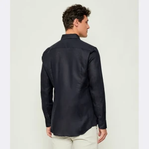 BOSS BLACK Lniana koszula H-HANK-kent-C1-214 | Slim Fit