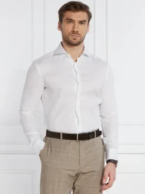 BOSS BLACK Lniana koszula H-HANK | Slim Fit
