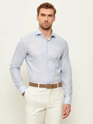 BOSS BLACK Lniana koszula H-HANK-SP-B1-C1-261 | Slim Fit