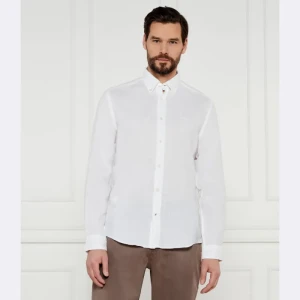 BOSS BLACK Lniana koszula H-LIAM-BD-E-C1-243 | Regular Fit