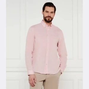 BOSS BLACK Lniana koszula H-LIAM-BD-E-C1-243 | Regular Fit