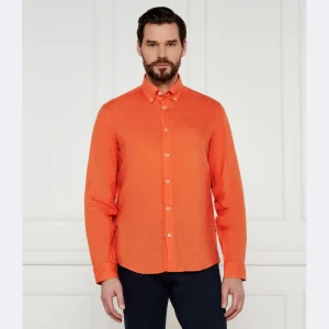 BOSS BLACK Lniana koszula H-LIAM-BD-E-C1-243 | Regular Fit