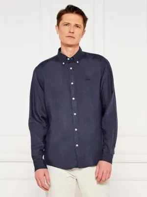 BOSS BLACK Lniana koszula H-LIAM-BD-E-C1-243 | Regular Fit