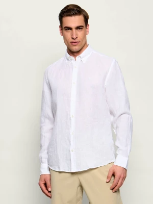 BOSS BLACK Lniana koszula H-LIAM-BD-E-C1-261 | Regular Fit