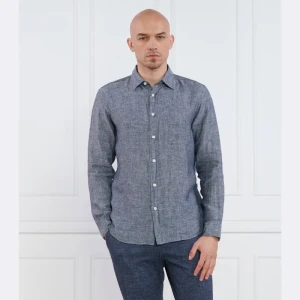 BOSS BLACK Lniana koszula Liam | Regular Fit