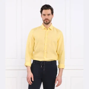 BOSS BLACK Lniana koszula Liam | Regular Fit