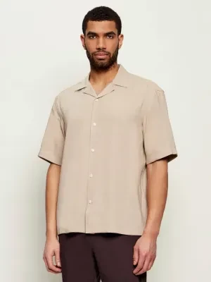 BOSS BLACK Lniana koszula P-LARS-CAMP-262 | Relaxed fit