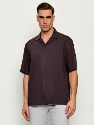 BOSS BLACK Lniana koszula P-LARS-CAMP-262 | Relaxed fit | stretch