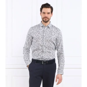 BOSS BLACK Lniana koszula Roger_F | Slim Fit