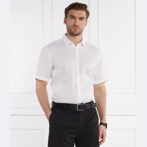 BOSS BLACK Lniana koszula S-LIAM-ken | Regular Fit