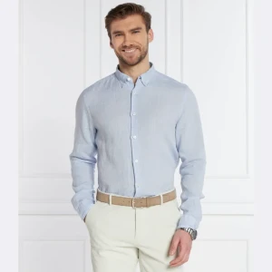 BOSS BLACK Lniana koszula S-LIAM | Regular Fit