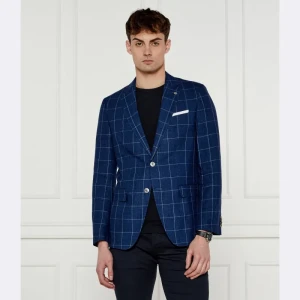 BOSS BLACK Lniana marynarka H-Hutson-233 | Slim Fit | z dodatkiem wełny