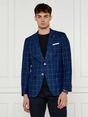 BOSS BLACK Lniana marynarka H-Hutson-233 | Slim Fit | z dodatkiem wełny