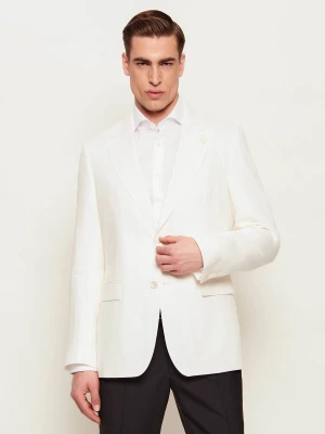 BOSS BLACK Lniana marynarka H-Hutson-Peak-262 | Slim Fit