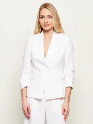 BOSS BLACK Lniana marynarka Jia8 | Slim Fit