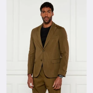 BOSS BLACK Lniana marynarka P-Hanry-Flaps-WG-252 | Slim Fit