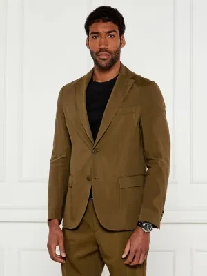 BOSS BLACK Lniana marynarka P-Hanry-Flaps-WG-252 | Slim Fit