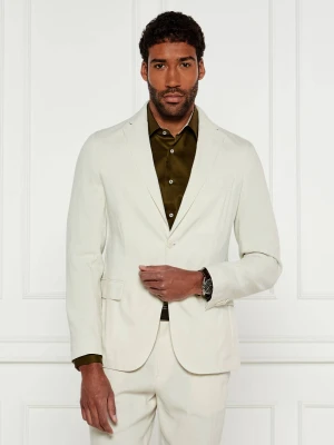 BOSS BLACK Lniana marynarka P-Hanry-Flaps-WG-252 | Slim Fit