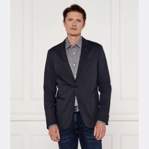 BOSS BLACK Lniana marynarka P-Hanry-WG-241 | Slim Fit