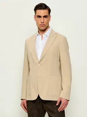 BOSS BLACK Lniana marynarka P-Hanry-WG-262 | Slim Fit