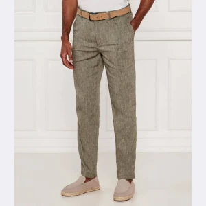 BOSS BLACK Lniane spodnie C-Kane-RDS | Regular Fit