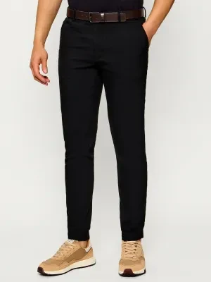 BOSS BLACK Lniane spodnie chino H-Kane1-RDS | Regular Fit